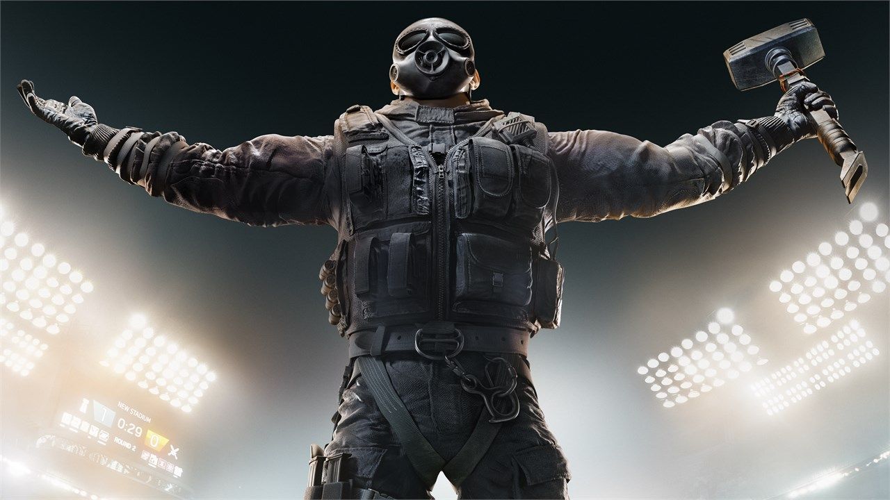 Rainbow Six Siege Sledge Pose Arms Spotlight