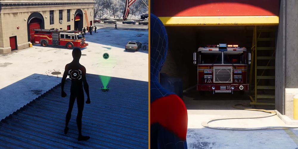 Sound Sample #9 - Upper West Side (Fire Truck Engine) in Spider-Man: Miles Morales