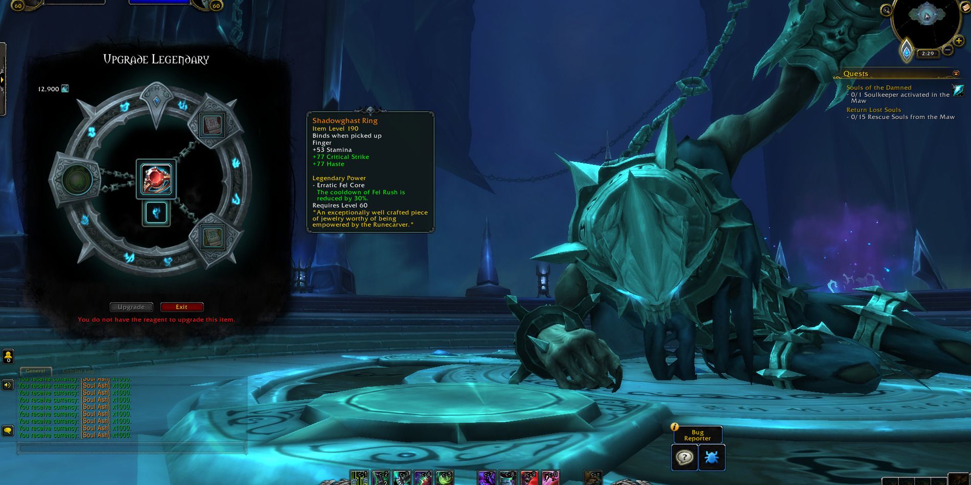 upgrading-legendary-items the runecarver