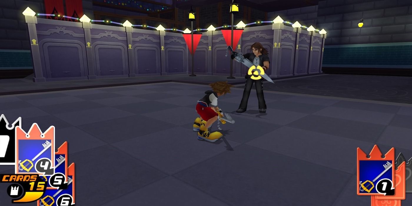 KINGDOM HEARTS CoM gameplay screenshot