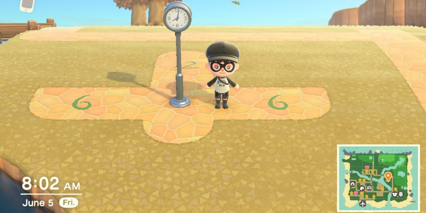 Time clock in Animal Crossing: New Horizons