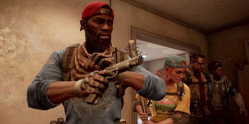 A shot of the cleaners of back 4 blood in action
