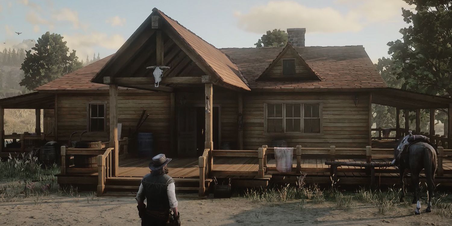 John Looking At His New Home