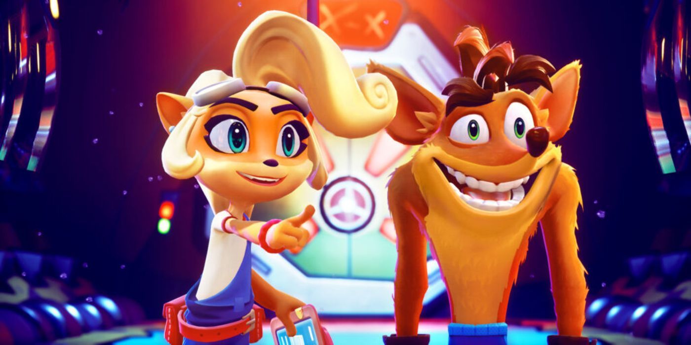 Coco (left) and Crash Bandicoot in Crash 4