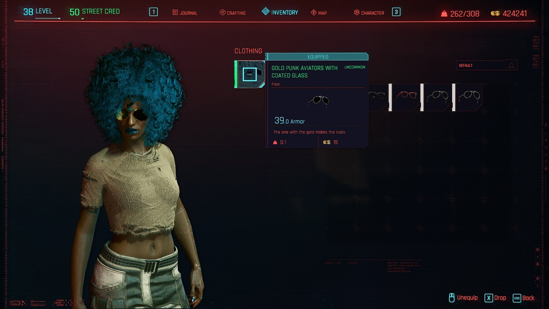 Cyberpunk 2077 sunglasses