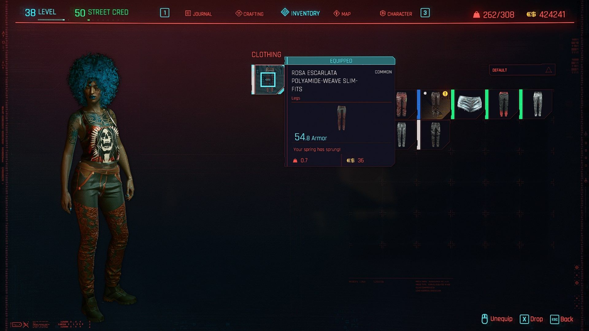 Pants from Cyberpunk 2077