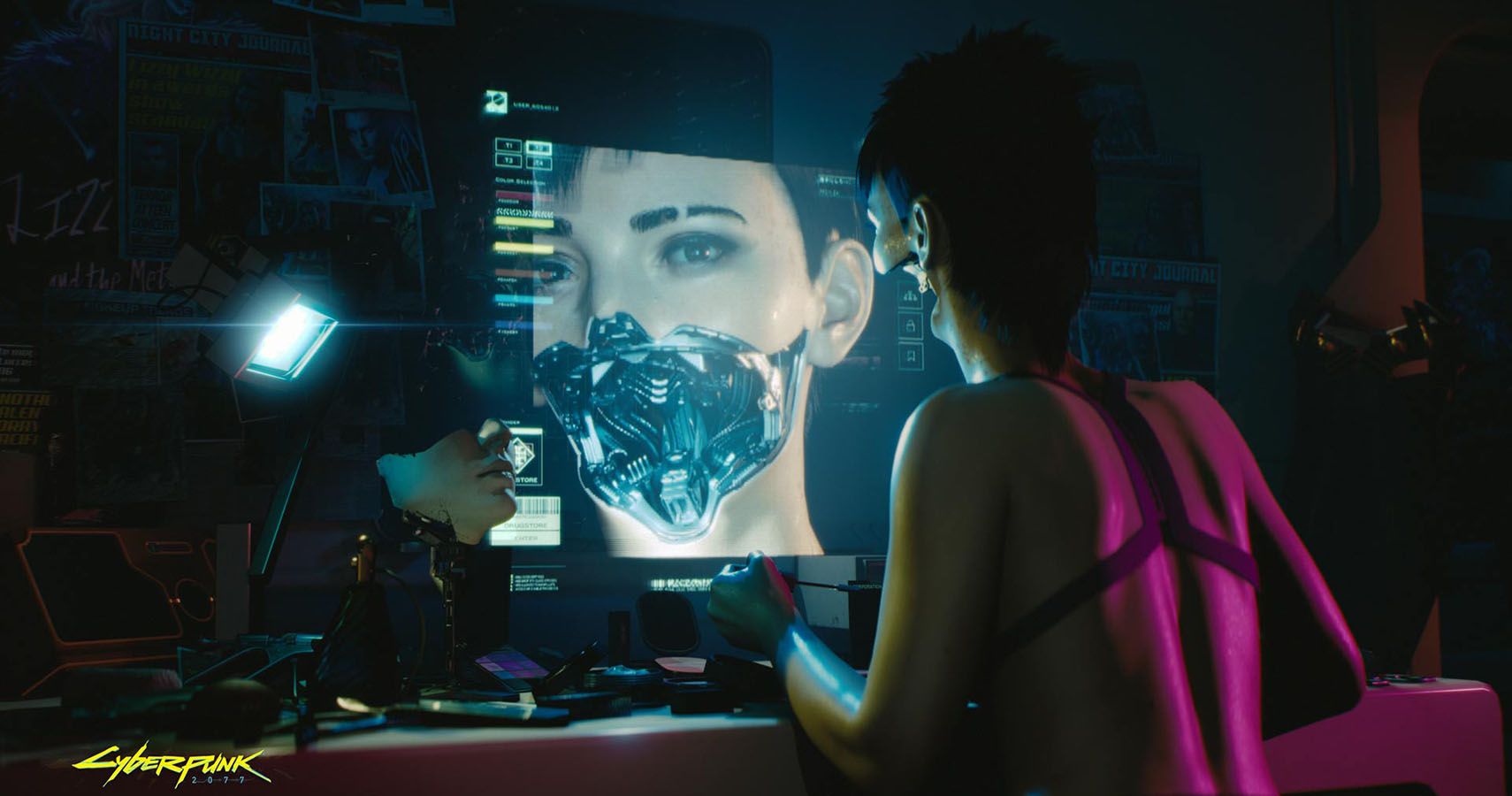 Official screenshot of Cyberpunk 2077.