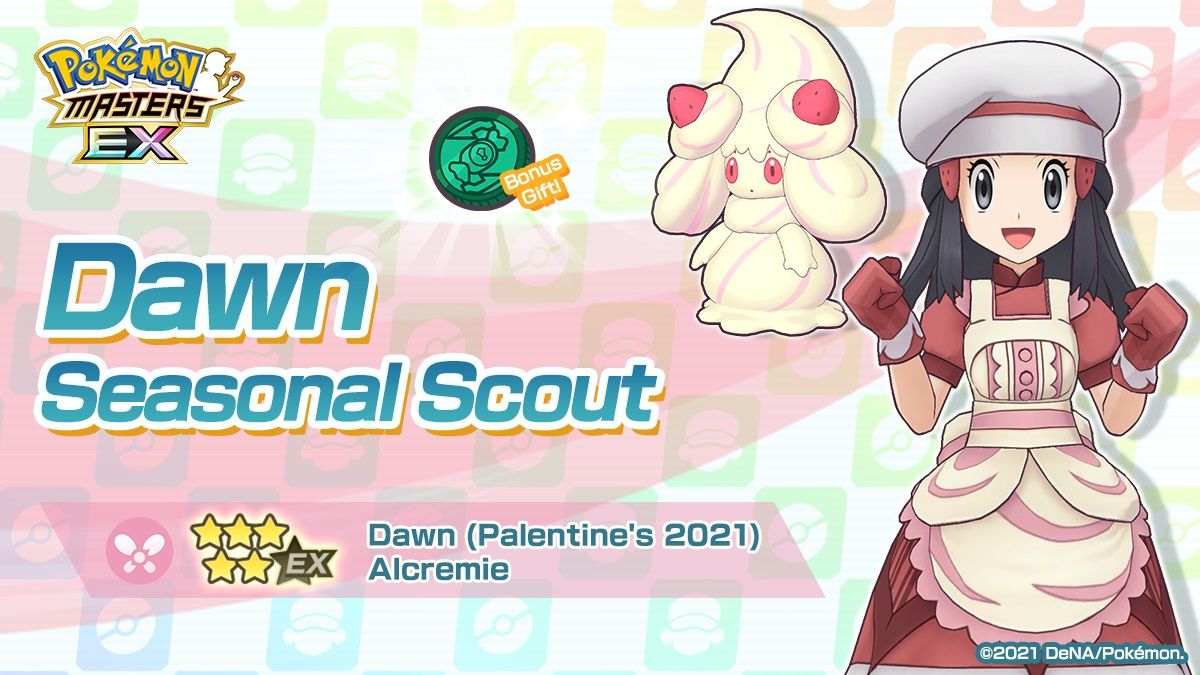 Dawn Palentine's Day Pokemon Masters EX