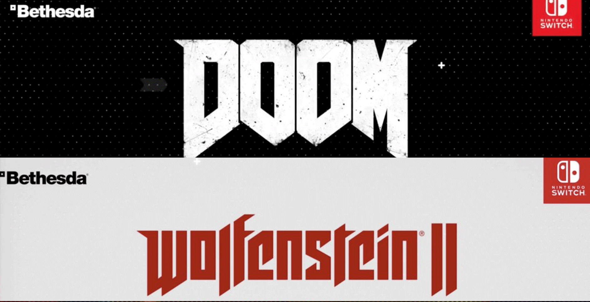 Logos of Doom and wolfenstein 2