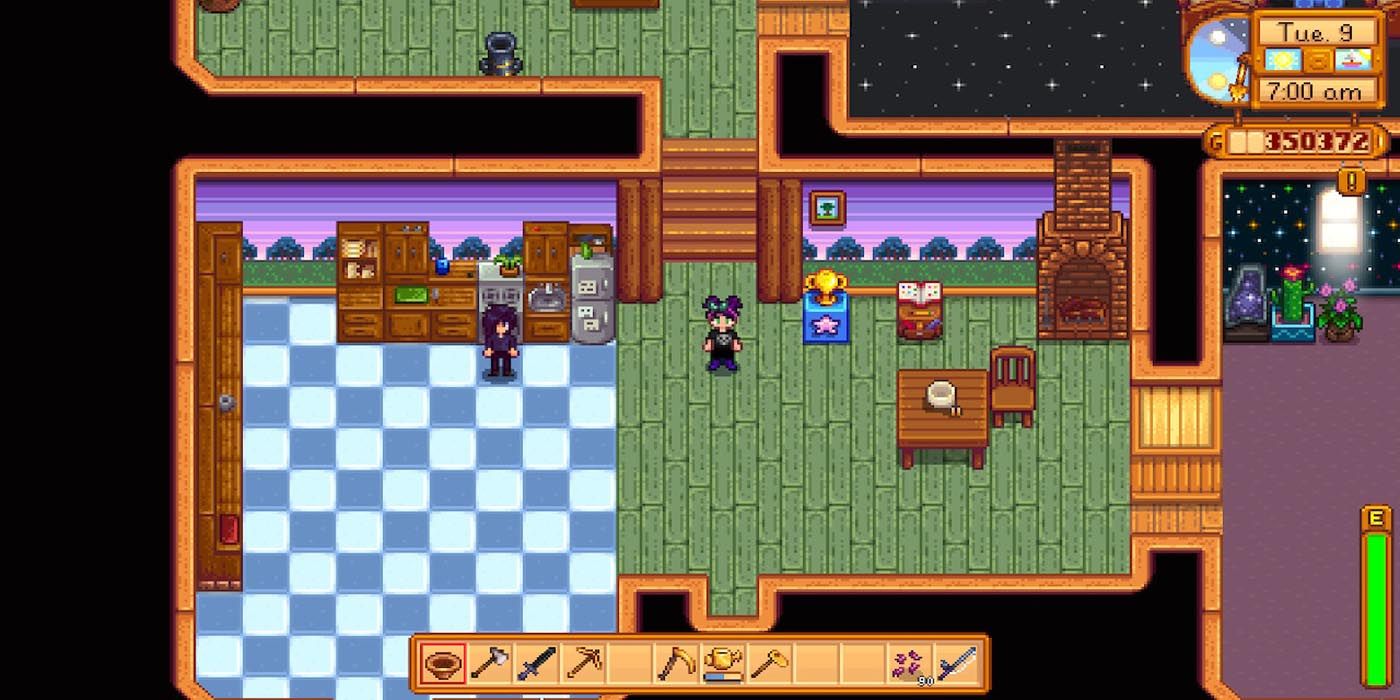 Green Hardwood Floor Stardew Valley