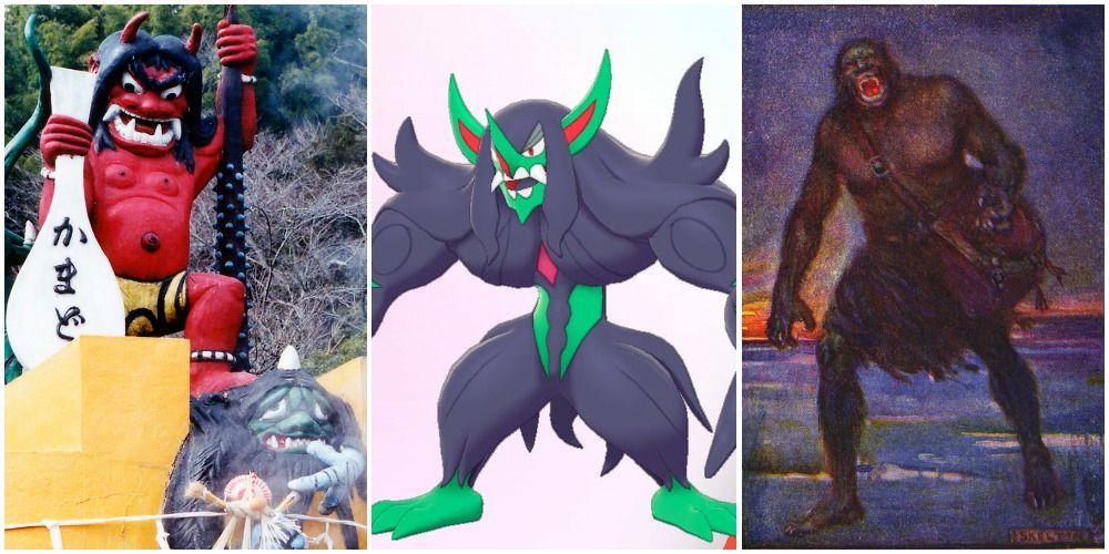 L-R: Oni, Grimmsnarl, Grendel of Beowulf