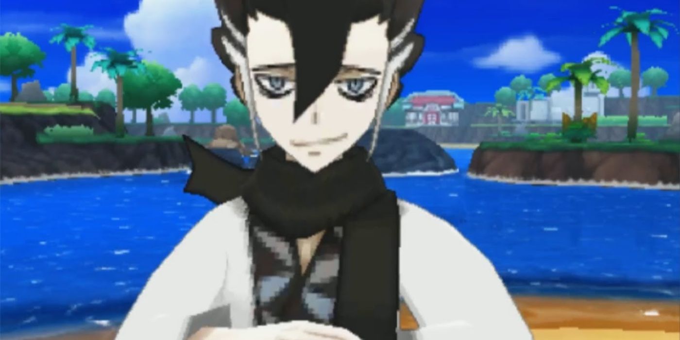 Grimsley On Beach, Pokemon Sun And Moon