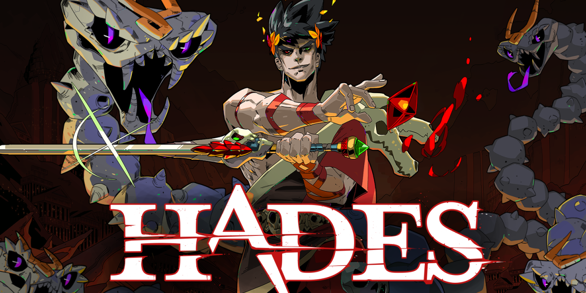 Hades protagonist holding a sword