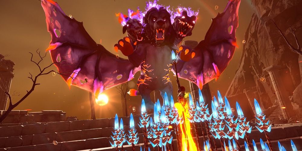 Chimera battle in Immortals Fenyx Rising