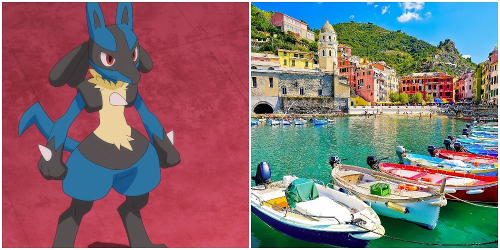 Italy and Lucario, because it sounds Italian