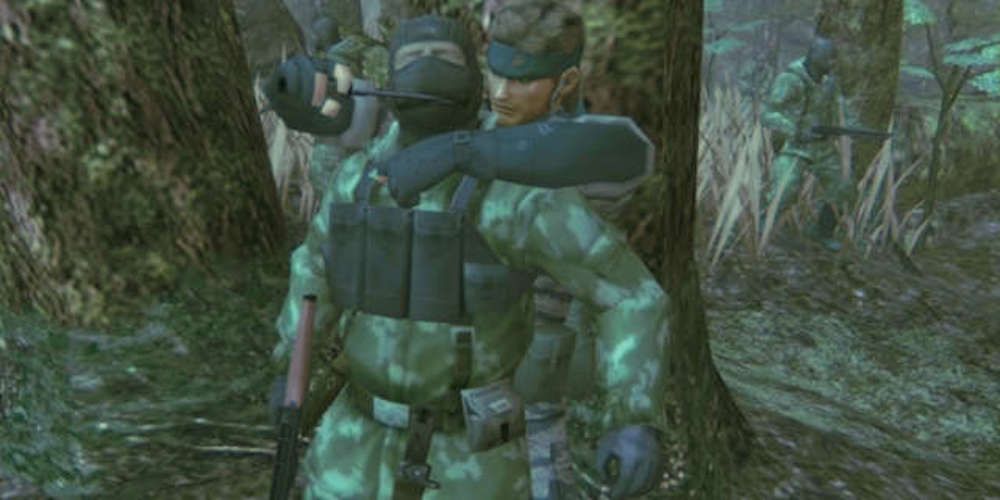 Metal Gear Solid 3 about to slit throats