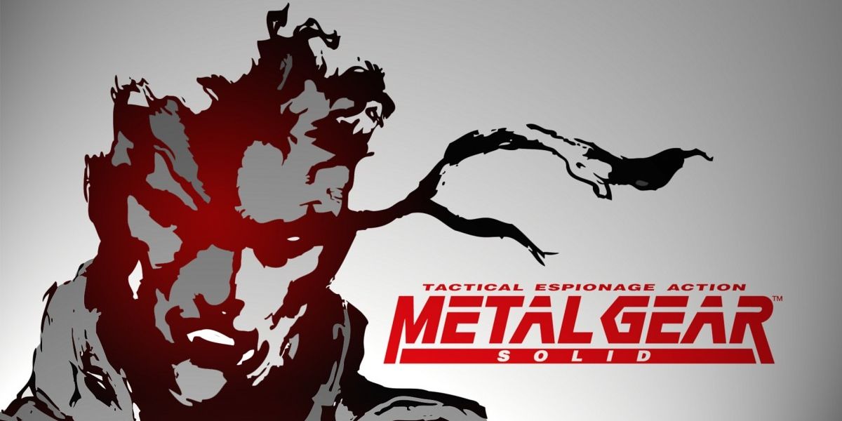 A poster for Metal Gear Solid, featuring Solid Snake