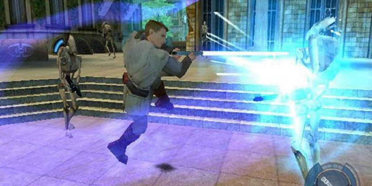 Xbox screenshot Obi-Wan battle lightsaber