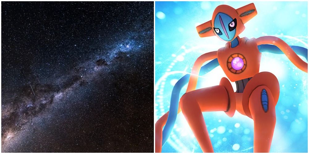 Deoxys, one of the few Pokémon confirmed to be from outer space