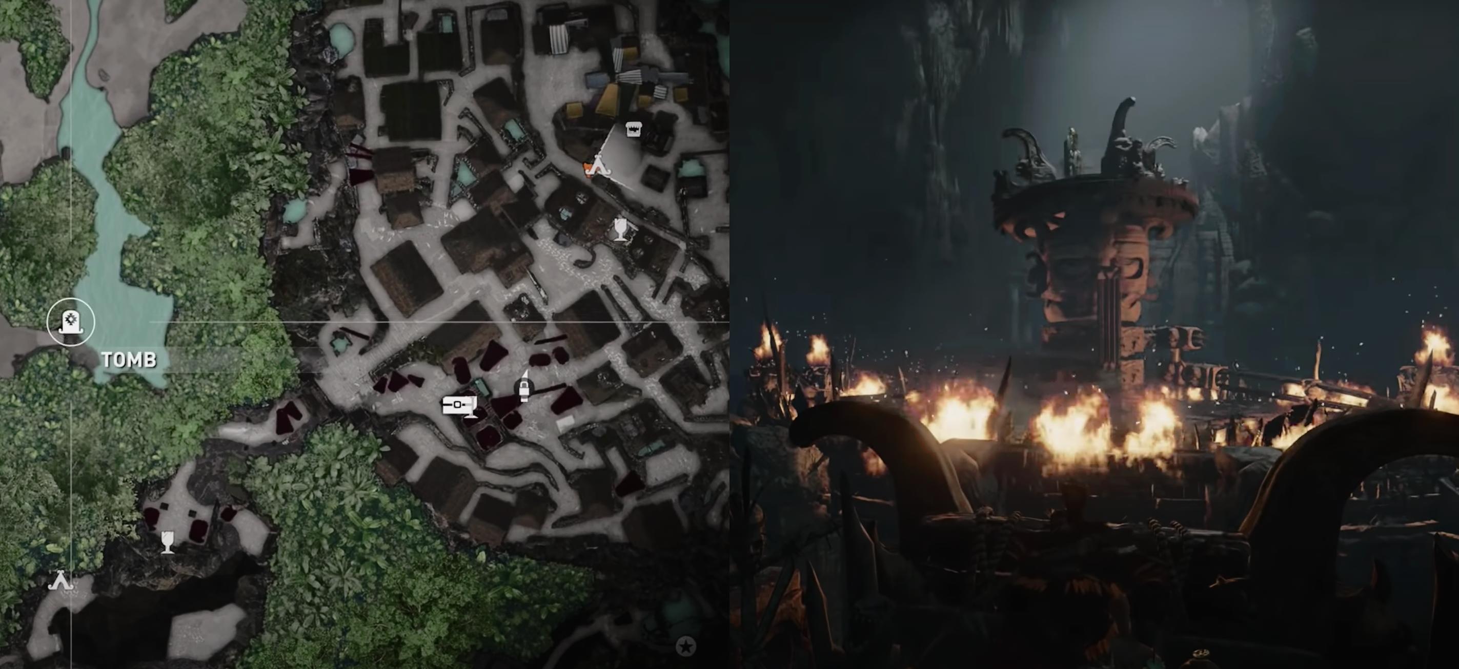 Path Of Battle Tomb Location And Lara In Tomb