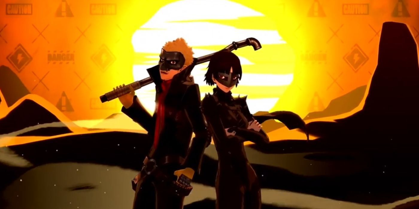 Ryuji and Makoto's showtime attack in P5R