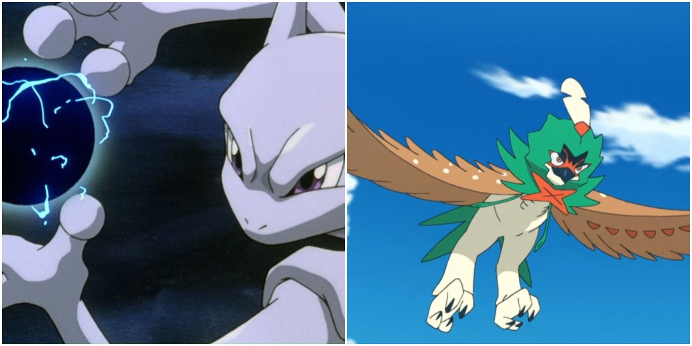 Mewtwo and Decidueye