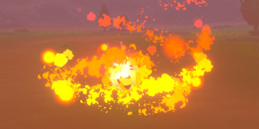 Volcarona using firey dance
