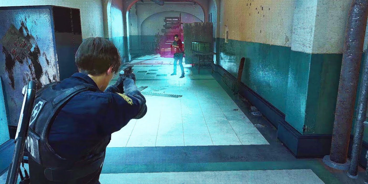 Re Verse leon shooting claire
