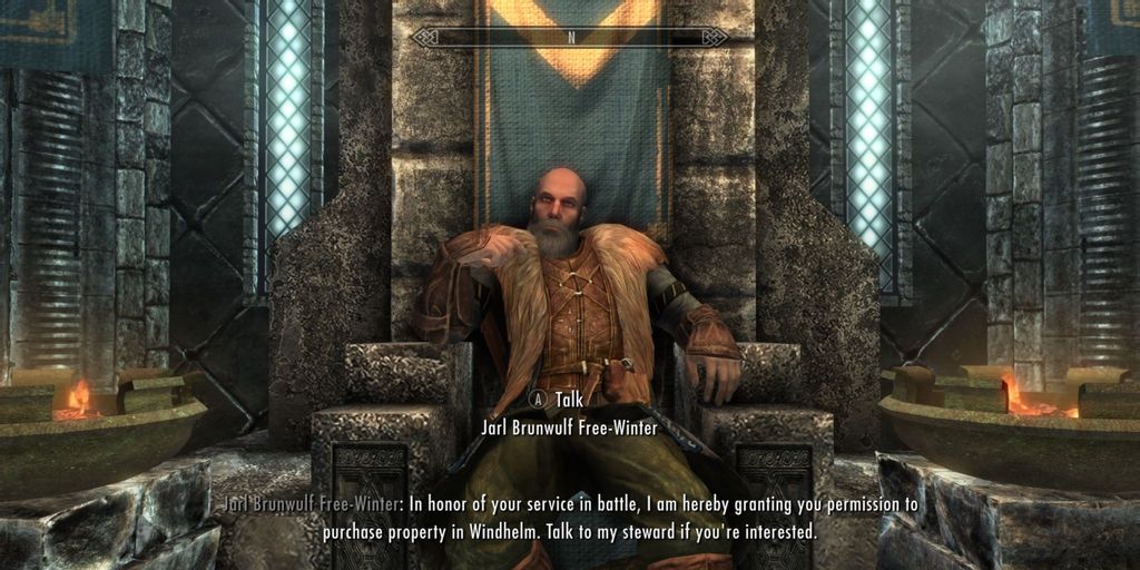Jarl Brunwulf from Skyrim
