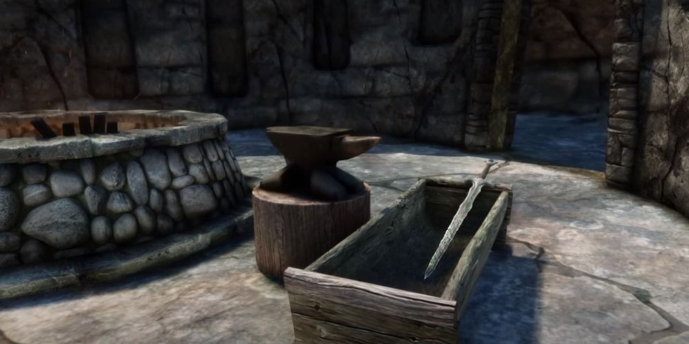 Skyrim Silent Moons Camp Forge