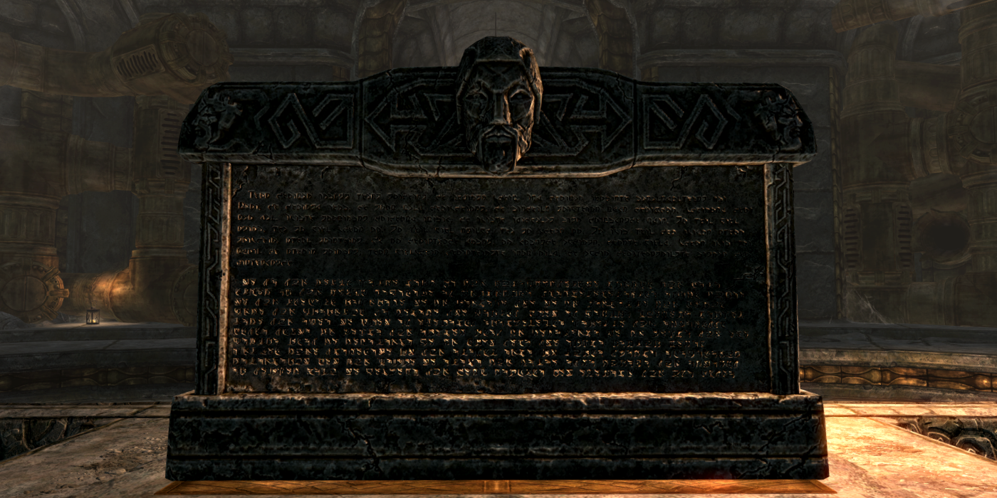 Calcelmo's stone in Skyrim