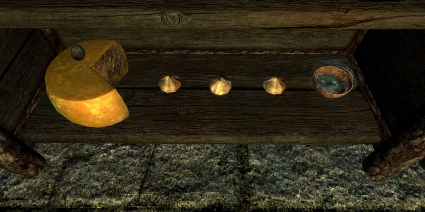 The Pac-Man Easter egg in Skyrim