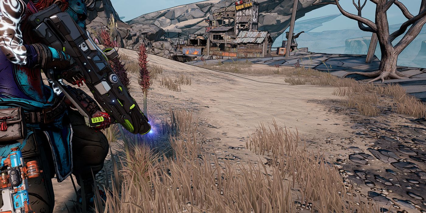 Borderlands 3: Amara About To Fire A Weapon Directly At The Ground