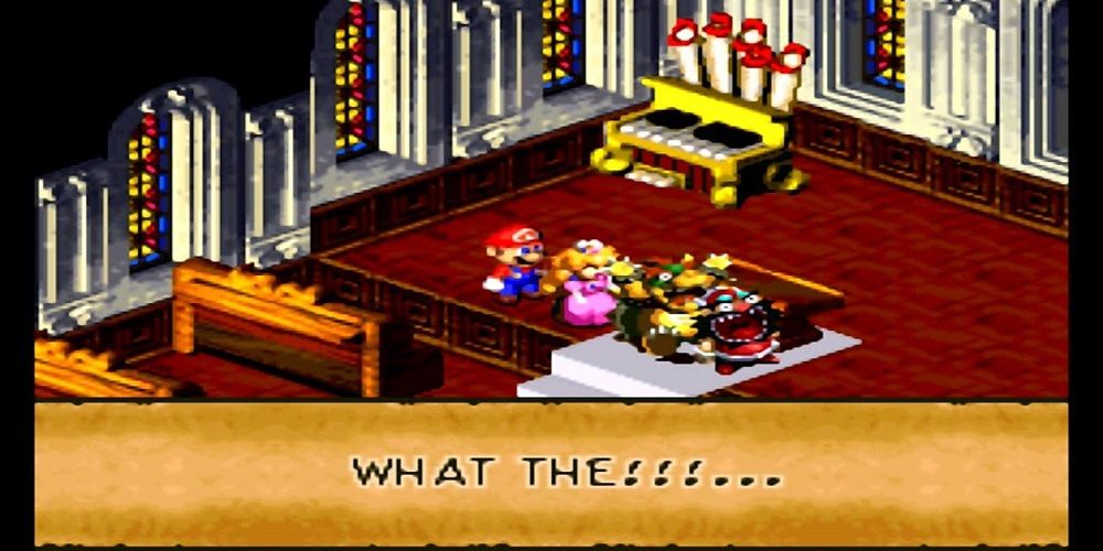 Super Mario RPG gameplay