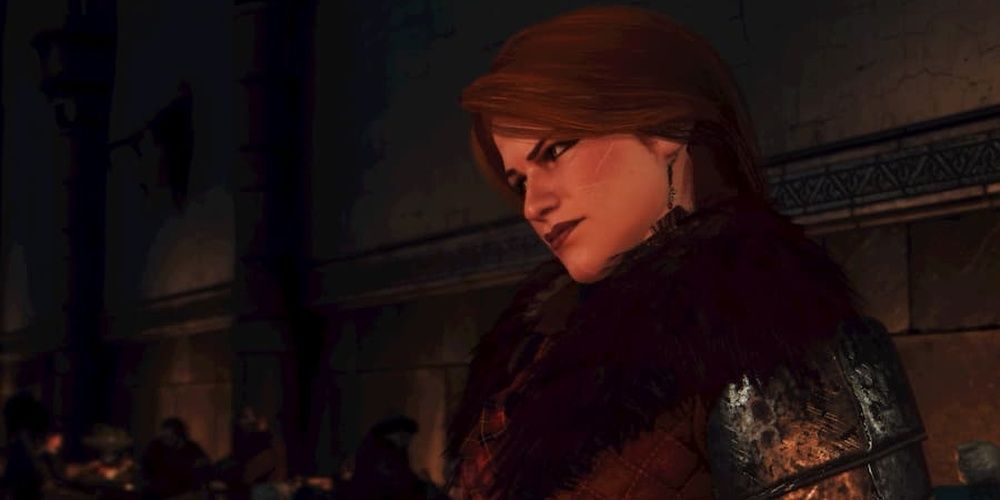 The Witcher 3 Cerys Staring Toward The Ground