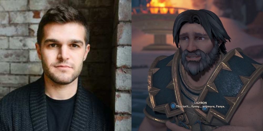 Ligyron and their voice actor William Greenblatt