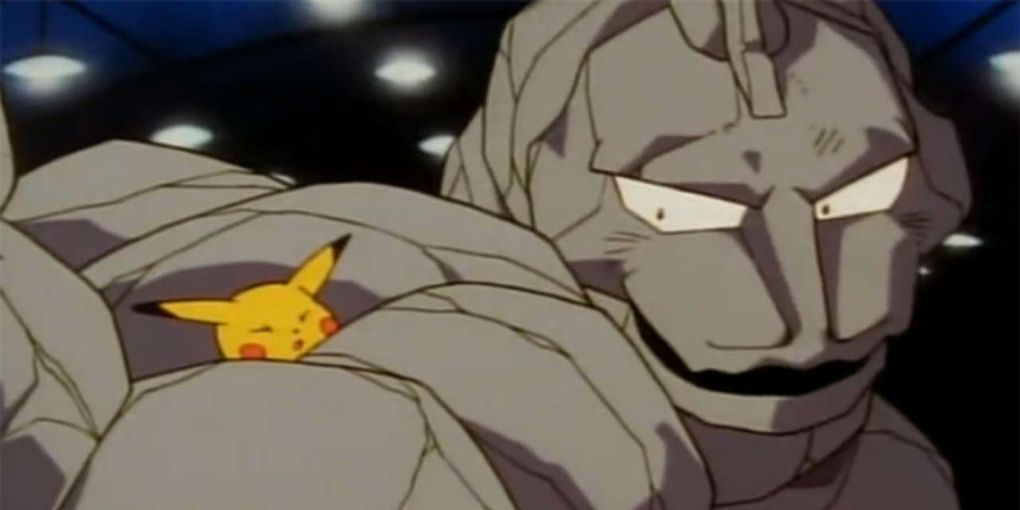 Onix Binding Pikachu, Pokemon Anime