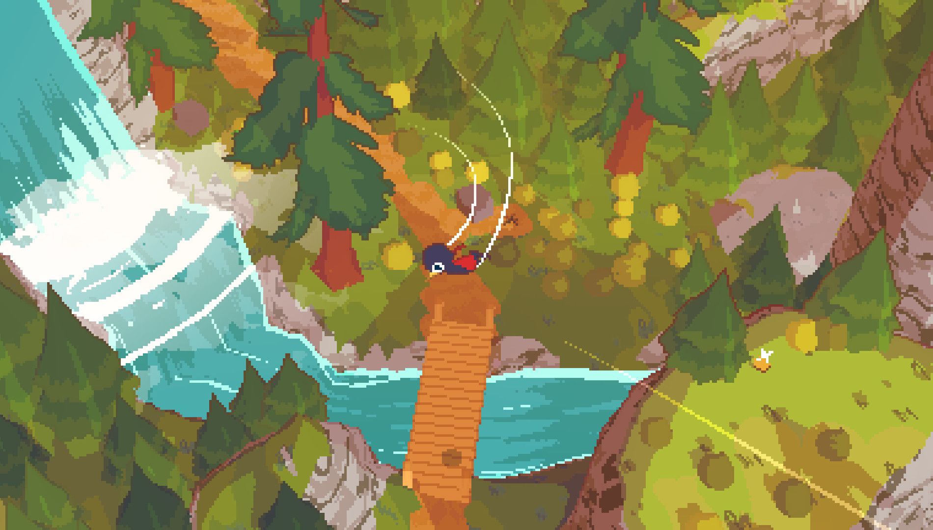 gameplay screenshot of a short hike