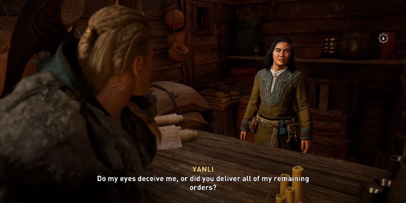 Yanli in Pending Deliveries in Assassin's Creed Valhalla