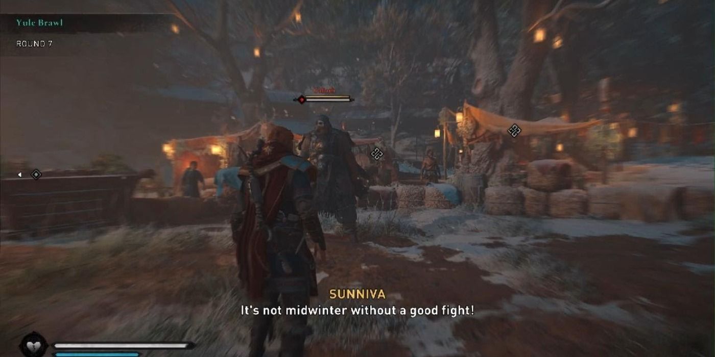 Yule Brawl Fighting Contest in Assassin's Creed Valhalla