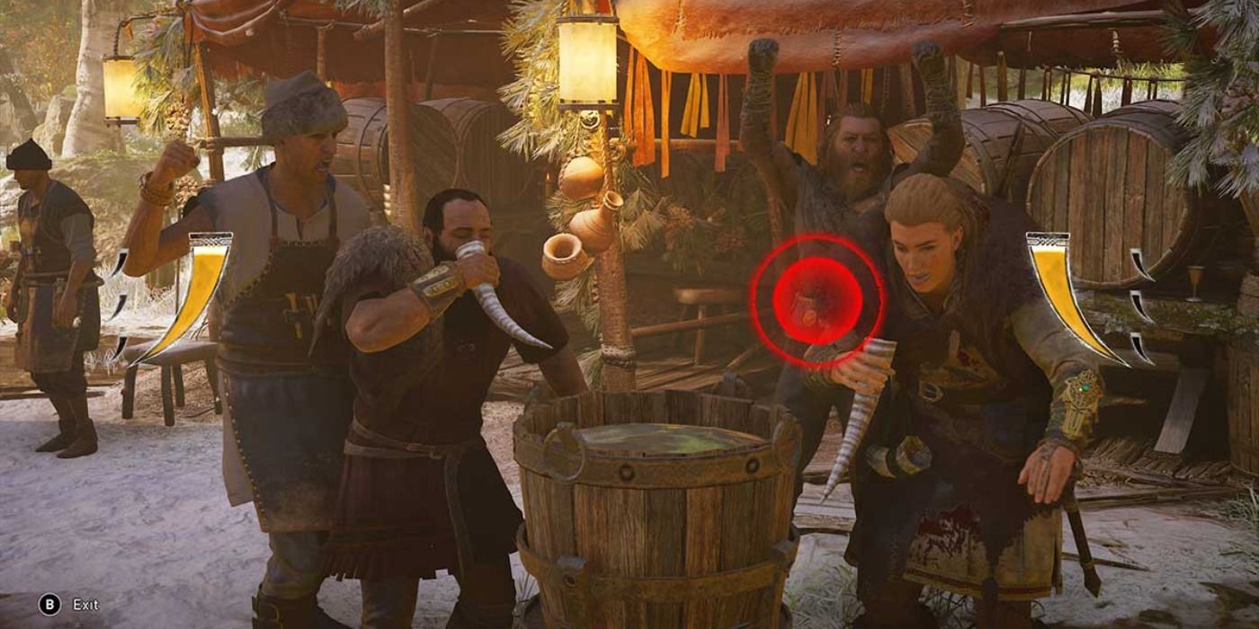 Yule Drinking Contest in Assassin's Creed Valhalla