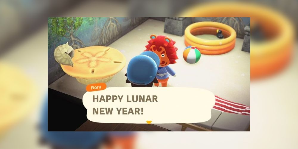 Lunar New Year in a previous Animal Crossing game