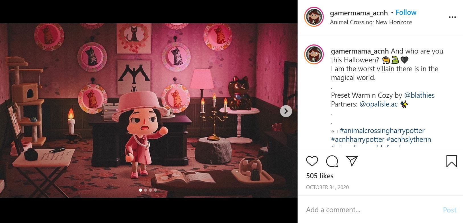 Dolores Umbridge in Animal Crossing: New Horizons by gamermama_acnh