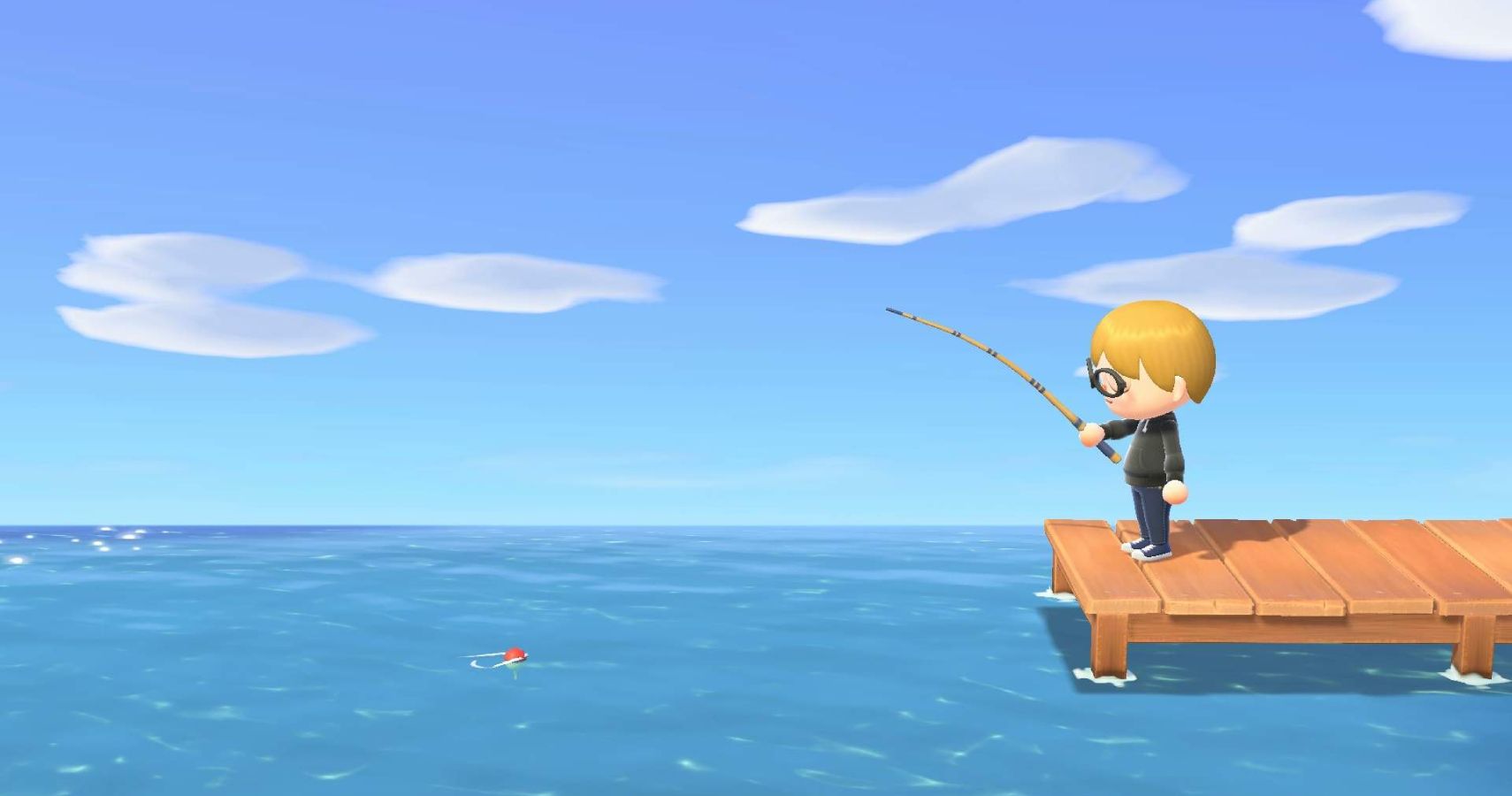 animal crossing fishing
