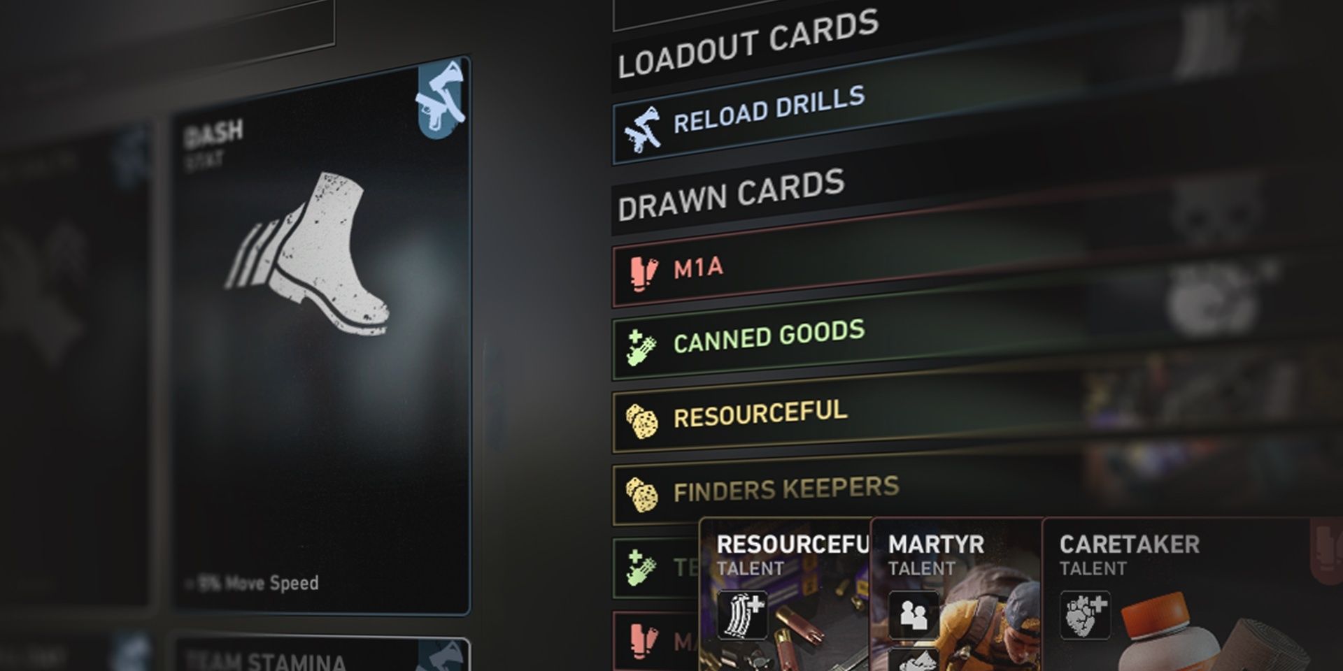 a quick look at some perk cards in back 4 blood