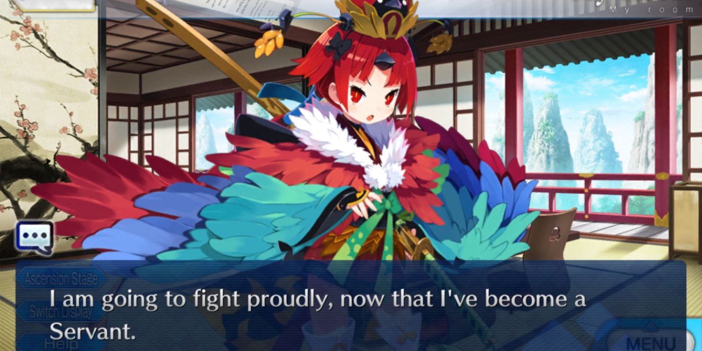 Benienma talking about fighting.