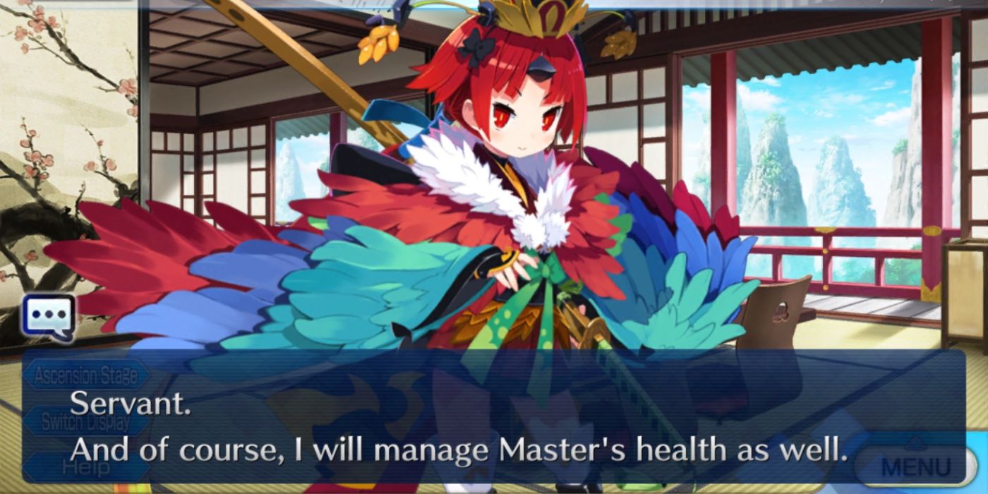 Benienma saying she'll take care of the master.