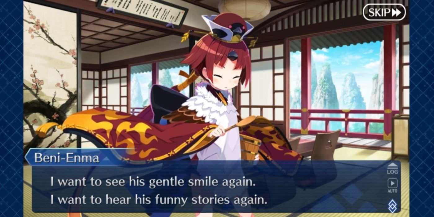 Benienma reminiscing on the old man who helped her.