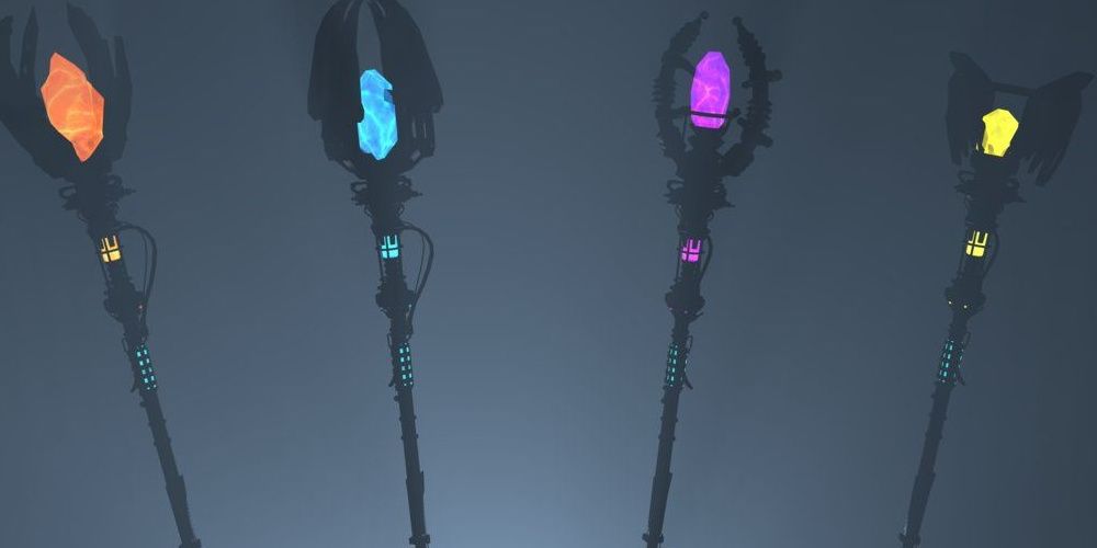 cod zombies all 4 origins staffs