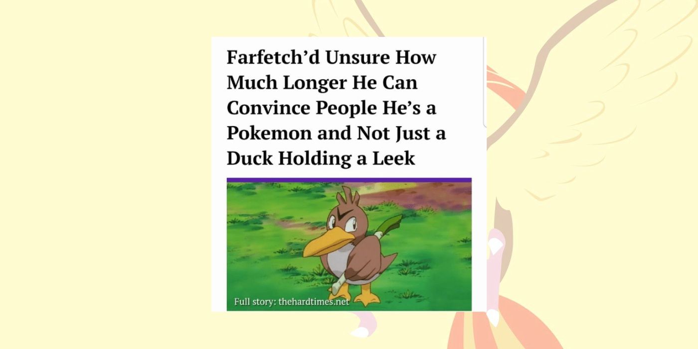 Farfetch'd News Article